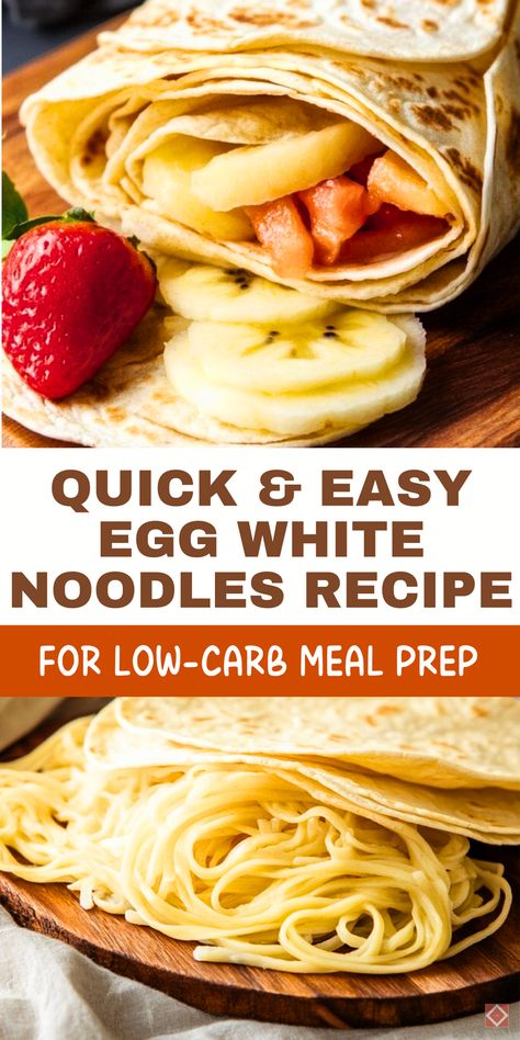 Elevate your carnivore meals with these egg white noodles or wraps! Low-carb, protein-packed, and simple to make, they’re perfect for meal prep or quick snacks. Whether you’re using them for wraps or noodles, this recipe is a delicious addition to your carnivore diet recipes. Save this pin for later! Meal Prep For Carnivore Diet, Egg White Noodle Recipes, Keto Egg White Recipes, Carnivore Noodles, Egg White Wrap Recipes, Egg White Noodles, Egg Whites Recipes, Easy Carnivore Meals, No Carb Noodles