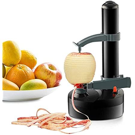 Starfrit 093209-006-BLCK Rotato Express-Electric Peeler: Amazon.ca: Home & Kitchen Apple Peeler, Spiralized Vegetables, Fruit Peeler, Potato Peeler, Potato Vegetable, All Fruits, Kitchen Machine, Potato Skins, Citrus Fruits