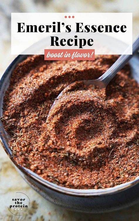 This homemade Essence recipe is better than any blackened seasoning you’ll ever have. Plus it’s super quick to make, and contains no preservatives or fillers!  Deliciously versatile, use it to season anything that needs a boost in FLAVOR! Fuddruckers Seasoning, Blackening Spice Recipe, Beau Monde Seasoning Recipes, Blacking Seasoning, Emeril Essence Recipe, Blackening Seasoning Recipe, Blackened Seasoning Recipe, Season Mixes, Homemade Blackened Seasoning