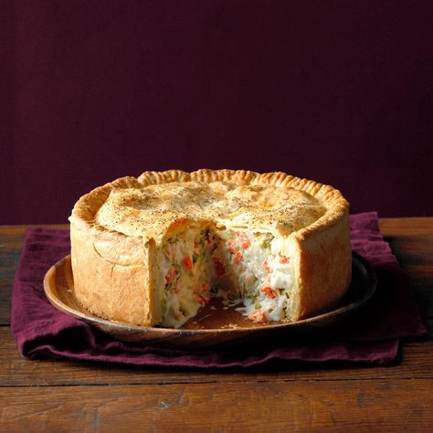 Mile-High Chicken Potpie Spring Form Pan Recipes Dinners, The Great British Bake Off Recipes, Recipes For Springform Pan, Springform Pan Recipes Dinners, Spring Form Pan Recipes, Deep Dish Chicken Pot Pie, Deep Dish Pies, Chicken Potpie Recipe, Potpie Recipe