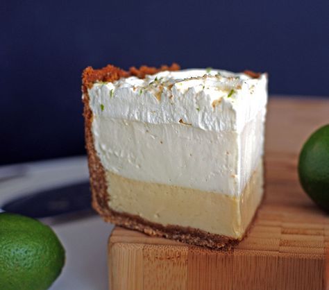 Triple Key Lime Pie in Cinnamon Brown Sugar Crust Triple Key Lime Pie, Key Lime Whipped Cream, Cinnamon Graham Cracker Crust, Key Lime Desserts, Lime Desserts, Keylime Pie Recipe, Cinnamon Brown, Sweet Pie, Lime Pie