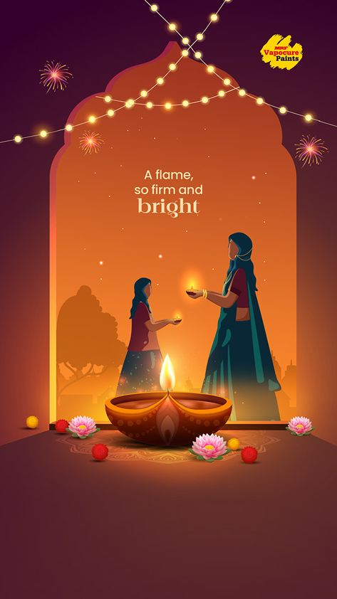 Diwali Creative Motion Graphics Diwali Illustration Design, Diwali Ads Creative Advertising Ideas, Diwali Post Design Creative, Dev Diwali Creative Ads, Diwali Flyer Design, Diwali Social Media Post Design, Women Creative Ads, Navratri Motion Graphics, Diwali Sale Poster