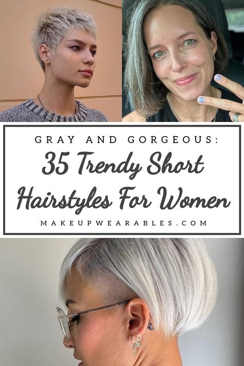 Short Gray Hairstyles For Women Crop Hairstyles For Women, Extra Short Hairstyle Women, Short Grey Hair Over 50 Modern Haircuts, Super Short Hair For Women, Grey Hair At 40, Short Grey Hair Over 60, Super Short Haircuts For Women, Gray Short Hair, Grey Short Hair