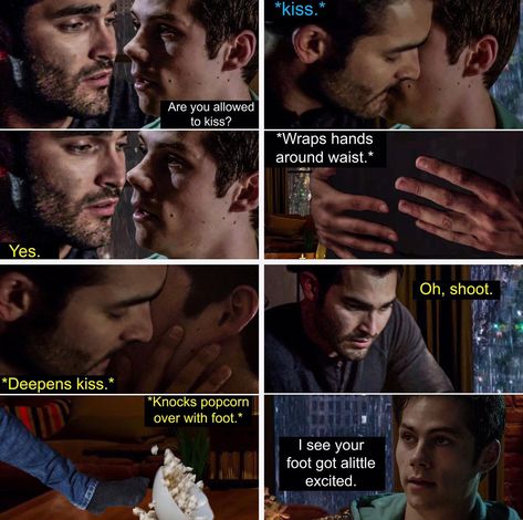 Derek X Stiles, Motan Noir, Wolf Ships, Teen Wolf Derek Hale, Teen Wolf Scenes, Wolf Funny, Sterek Fanart, Teen Wolf Ships, Teen Wolf Memes