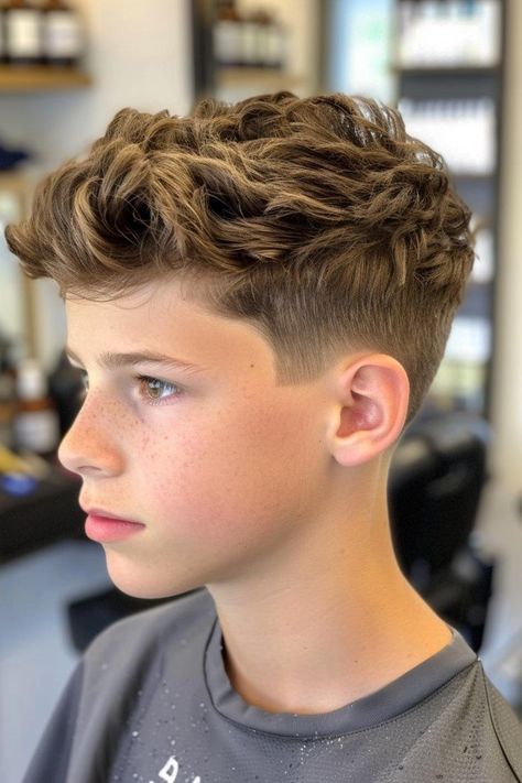 Boys Long On Top Short On Sides Haircut, Hảir Cut For Teen Boys, Boys Quiff Haircut, Trending Hair Cuts For Boys 2024, Boys Trending Haircuts 2024, Low Taper Men’s Hair, Low Taper Fade Boys Haircut, Tapered Fade Boys, Good Boy Haircuts