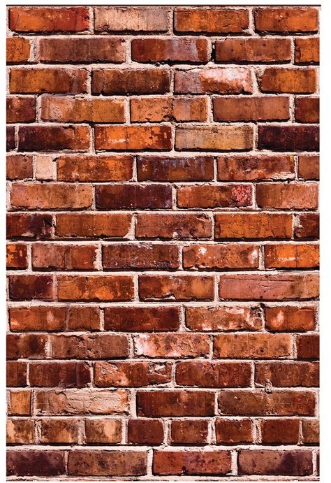 Wallies Brick Wall Decal & Reviews | Wayfair Brick Wall Decal, Brick Wall Painting, Agriculture Ideas, How To Paint Brick, Pattern On Wall, Brick Wall Mural, Paint Brick, Red Brick Wallpaper, Instagram Poster