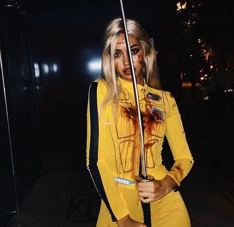 Halloween Costumes Astetic, Blonde Scary Halloween Costume, Dirty Blonde Halloween Costume Ideas, Blonde Horror Characters, Cindy Kimberly Halloween, Blonde Halloween Characters, Halloween Costumes For Baddies, Iconic Blonde Halloween Costumes, Latex Halloween Costume