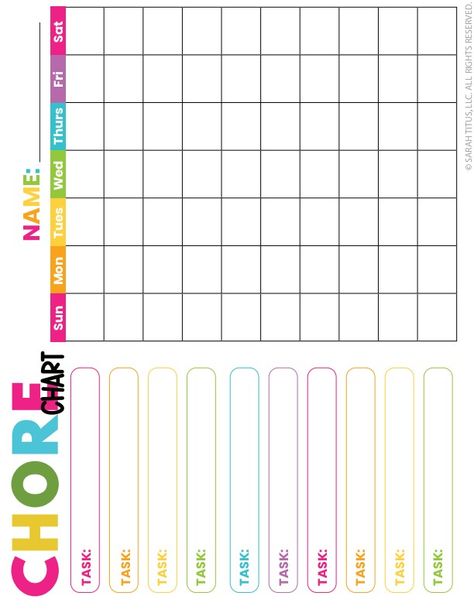 Free Chore Chart Printables Templates, Family Binder Free Printables, Free Printable Chore Charts, Chore Chart Template, Free Printables Organization, Family Binder, Life Binder, Printable Chore Chart, Chore Charts