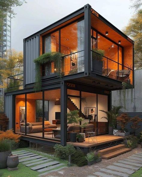 Barn Dominium Houses, Barn Dominium, Small Barn House, Farm Homes, Farm Style House, Aesthetic Cottage Core, Houses On Wheels, Aesthetic Cottage, Shipping Container Home Designs