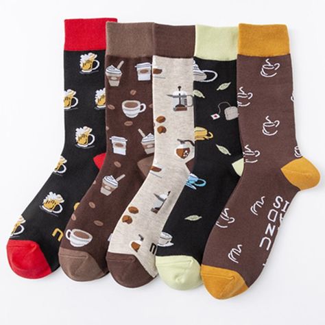 Beer Tumbler, Chair Socks, Beer Socks, Food Kawaii, Work Socks, Christmas Sack, Custom Socks, Funny Socks, Novelty Socks