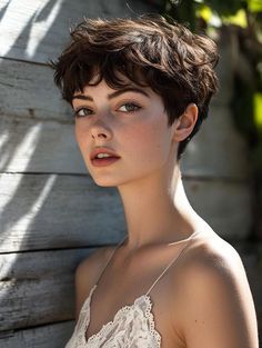 2. Fashion:#fashion, #style, #skincare, #haircare Pixie With Perm, Asymmetrical Pixie For Fine Hair, Undercut Short Hairstyles Women, Pixie Hair Aesthetic, Thick Pixie Haircut, Outgrown Pixie Haircut, Short Queer Hair, Pixie Mullet Haircut For Women, Low Maintenance Pixie Haircut