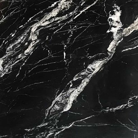 Black Marble Floor, Black Marble Tile, Black Granite Countertops, Marble Slabs, Unique Tile, Stone Products, Marble Surface, Black Backdrops, Black And White Decor