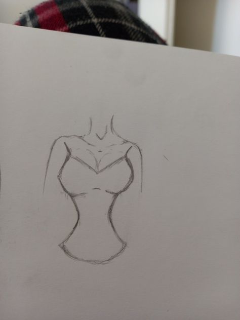 How To Draw A Corset, How To Draw A Shirt Female, Human Drawings, Shirt Sketch, Body Sketches, Cool Pencil Drawings, Human Drawing, Drawing Inspo, Figure Drawing Reference