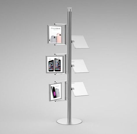 Display Stand Design Ideas, Stand Design Ideas, Expo Display, Tv Holder, Brochure Stand, Church Lobby, Brochure Display, Modular Display, Magazine Stand