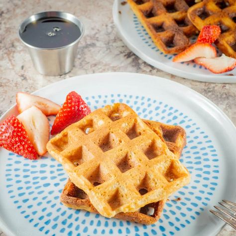 Wondering what to eat with waffles? I've compiled a list of the best options to pair with this brunch (or breakfast for dinner) favorite. Waffles Toppings, Waffle Party, Waffle Toppings, Breakfast For Dinner, What To Eat, Waffles