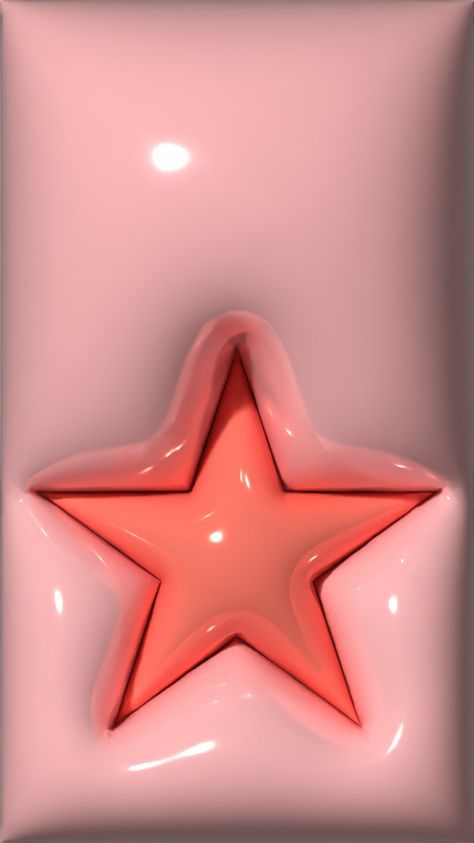 Pink 3d Wallpaper, Star 3d, Preppy Wallpapers, 3d Wallpaper Iphone, Girly Wallpapers, Pink 3d, 3d Wallpapers, Phone Wallpaper Pink, 3d Star