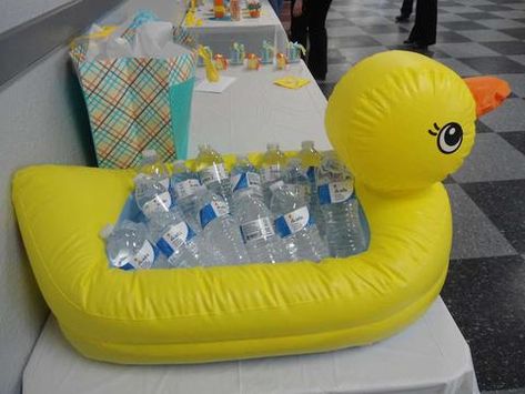 Duck Baby Shower Theme, Rubber Ducky Party, Rubber Ducky Birthday, Rubber Duck Birthday, Ducky Baby Showers, Ducky Baby Shower, Rubber Ducky Baby Shower, Baby Shower Duck, Duck Birthday