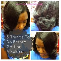 5 Things to do before you get a relaxer (www.latoyajonesblog.com) Fall Wigs, Relaxed Hair Regimen, Texlaxed Hair, Relaxed Hair Growth, Relax Hair, Natural To Relaxed Hair, Relaxed Hair Journey, Grow Long Healthy Hair, Healthy Relaxed Hair