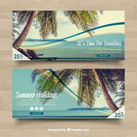 Fb Banner, Chic Business Card, Banner Design Layout, Voucher Design, Proposal Design, Beach Events, Banner Ads Design, Discount Banner, Graphic Design Ads