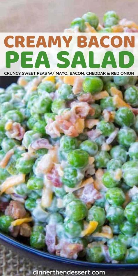 Bacon Pea Salad Taste Of Home, Creamy Bacon Pea Pecan Salad, Creamy Bacon Pea Pecan Salad 12 Tomatoes, Creamy Bacon Pea Salad, Salad With Peas And Lettuce, Creamy Pea Salad With Bacon, Pea Bacon Salad, Classic Creamy Pea Salad, Layered Pea Salad With Bacon