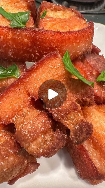 Bradley Delgado on Instagram: "🐷Chicharrónes🐷 All you need: -Pork butt with skin -Vinegar -White wine -Salt -Oil to fry- oil temp 375° **sauce for Chicharrón** *simple oil,garlic,lime juice*" Puerto Rican Food Recipes, Wine Salt, Latino Food, Cuban Dishes, Puerto Rican Dishes, Hispanic Kitchen, Puerto Rican Food, Frittata Recipes, Rican Food