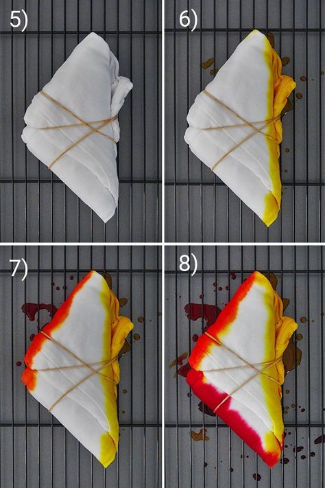 How To Tie-dye – Easy Patterns For Beginners Tie Dye Handkerchief Diy, Easy Tie Dye Patterns Step By Step, Tie Dye Folding Techniques Step By Step, Cool Tie Dye Patterns Step By Step, Advanced Tie Dye Patterns, Simple Tie Dye Patterns, Tie Dye Patterns Tutorials, Tie Dye Techniques Pattern, Easy Diy Tie Dye