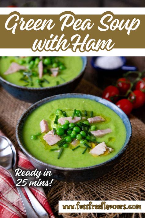 Green Pea Soup With Ham, Pea Ham Soup, Ham Bone Soup Recipes, Sunshine Energy, Pea Soup With Ham, Ham Soup Recipes, Ham Bone Soup, Green Pea Soup, Gluten Free Soup Recipes Glutenfree