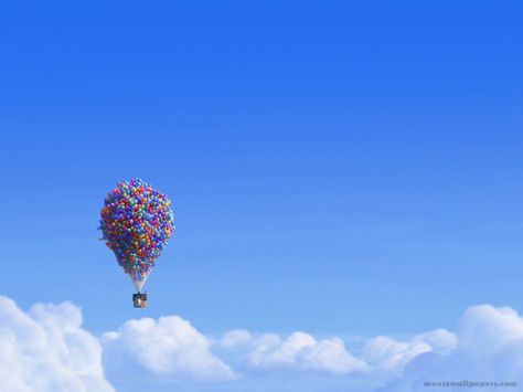 Am I the only one that finds this super funny? Sf Wallpaper, Up 2009, Up Pixar, 1920x1200 Wallpaper, Balloon House, Disney Pixar Movies, Disney Pixar Up, Disney Up, 3d Studio