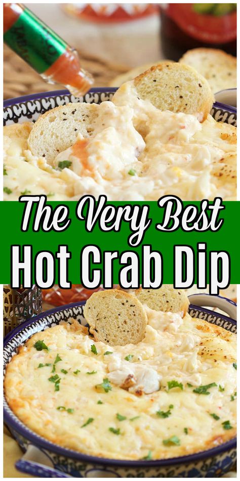 The Best Hot Crab Dip, Red Lobster Crab Dip, Louisiana Crab Dip Recipe, Cheesy Hot Crab Dip, The Best Crab Dip, Crockpot Crab Dip Recipe, Creamy Hot Crab Dip, Hot Lobster Dip Recipe, Crab Dip Hot Easy