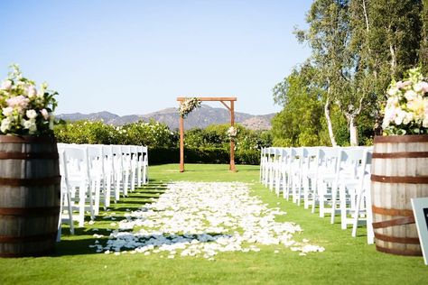 For ceremony Farm Wedding Reception, Elegant Landscape, Shade Trees, Green Lawn, The Farmhouse, Country Farm, Groom And Groomsmen, Farm Wedding, Lush Green