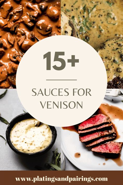 Venison is a lean, flavorful meat that can be cooked in a variety of ways. It is often served with a sauce to add richness and depth of flavor. Here are 15 sauces that go well with venison. Venison Steak Sauce, Venison Sauce Recipes, Italian Venison Recipes, Chipped Venison Recipes, Sauce For Venison Steak, Venison Processing Recipes, Venison Medallions Recipes, Blackstrap Venison Recipes, Venison Meal Ideas