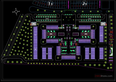 Bus Station Autocad Drawing CAD Template Plan Bus Station Plan, Bus Stand, Civil Engineering Design, Drawing Template, Bus Terminal, Architectural House Plans, Cad Blocks, Autocad Drawing, Drawing Templates