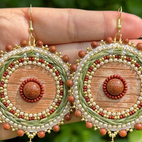 Crystals Earrings, Native Beadwork, Birch Bark, Indigenous Art, Native Art, Next Week, Crystal Jewelry, Crystal Earrings, Beaded Earrings