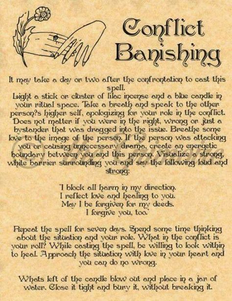 Conflict bashing spell Banishing Spell, Real Witches, Spell Books, Witch Stuff, Magic Spell Book, Reiki Symbols, Under Your Spell, Journal Stuff, Wiccan Witch