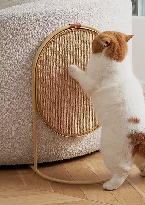 Benny And Joon, Modern Pet Furniture, Cat Scratching Furniture, Cat Scratchers, Furniture Scratches, Modern Pet, Cat Scratching Post, Yellow Cat, Modern Cat