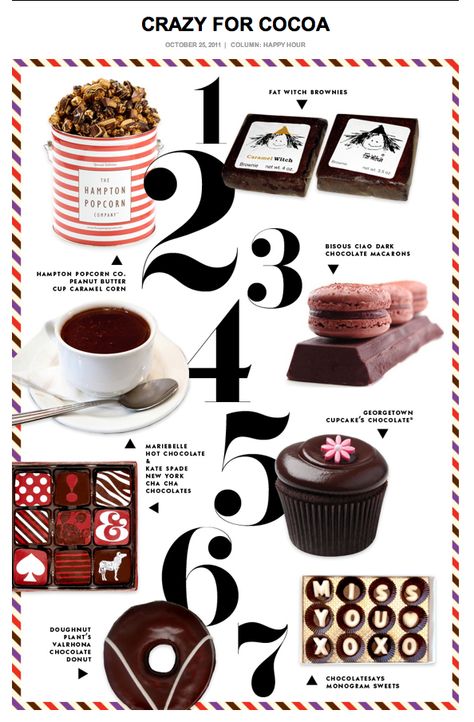 Christmas Magazine, Christmas Magazine Layout Design, Chocolate Catalogue Design, Dessert Magazine Layout, Christmas Catalogue Design Layout, Holiday Magazine Editorial, Coffee Magazine Layout, Georgetown Cupcakes, Valrhona Chocolate