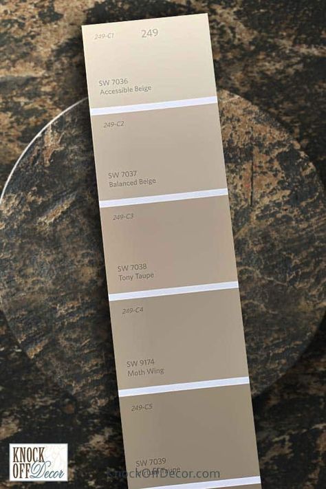 Tony Taupe Cabinets, Sherwin Williams Tony Taupe, Taupe Sherwin Williams, Tony Taupe, Taupe Cabinets, Taupe Color Schemes, Taupe Living Room, Taupe Paint Colors, Best Exterior House Paint