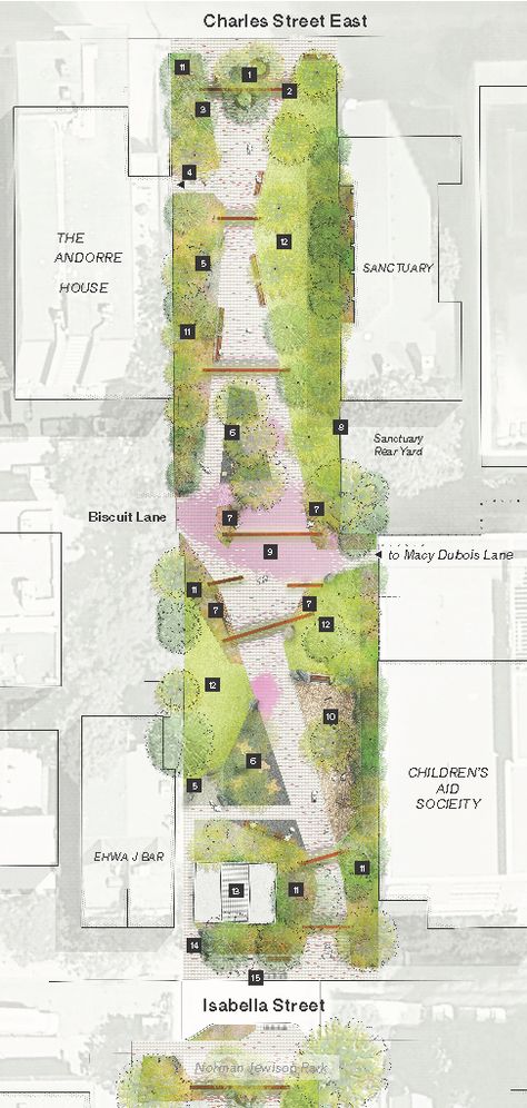 Yonge Street Linear Park Improvements – City of Toronto Boulevard Design Architecture, Linear Landscape Design Plan, Linear Park Masterplan, Pedestrian Street Design Urban Planning, Pedestrian Friendly Street Design, Narrow Street Design, Urban Design Park, Woonerf Street Design, Street Design Public Spaces