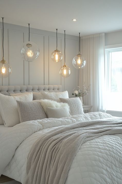 Grey and white living room