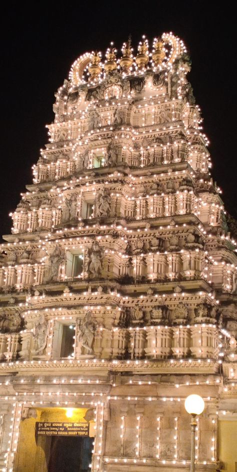 Indian aesthetic - temple aesthetic - fairy lights Tirupati Aesthetic, Hindu Temple Aesthetic, Indian Temple Aesthetic, Temples Aesthetic, Navratri Pic, Aesthetic Temple, Hindu Aesthetic, Temple Aesthetic, Insta Template