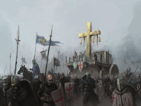 crusade by morkarr Crusader Knight Fantasy Art, The Crusades Art, Crusades Aesthetic, Crusade Aesthetic, Crusades Art, Crusader Knight Art, Medieval Art Aesthetic, Templar Wallpaper, Crusaders Knights