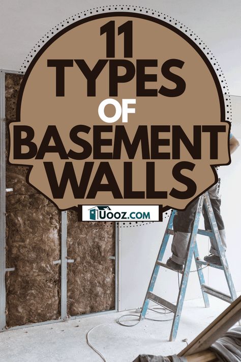 11 Types of Basement Walls - uooz.com Covering Basement Walls, Wall Decor Going Down Stairs To Basement, Basement Shiplap Walls, Shiplap Basement Walls, Basement Stairs Wall Ideas, Stairwell Wall Ideas, Basement Wall Panels, Basement Stairwell Ideas, Room Ideas Basement