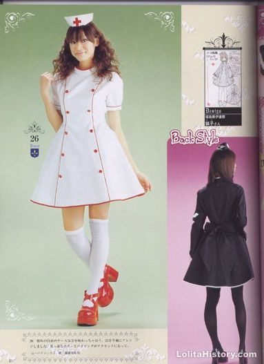 Nurse Julie, Oc Board, Clothing Reference, Lolita Outfits, Yami Kawaii, Elegant Gothic, Nursing Dress, Drawing Clothes, Fiber Arts