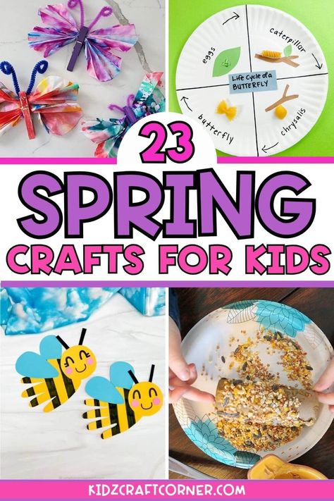 Discover the joy of spring with our delightful collection of easy and fun spring crafts for preschoolers! Explore DIY projects perfect for little hands, bringing the beauty of the season indoors. From colorful flower crafts to adorable nature-inspired creations, these preschool spring crafts will spark creativity and smiles. Dive into the world of spring with our fantastic ideas for crafting unforgettable memories. Preschool Spring Crafts, Fun Spring Crafts, Flower Wall Hanging Diy, Spring Crafts For Preschoolers, Spring Toddler Crafts, Spring Crafts Preschool, Spring Flower Crafts, Preschool Spring, May Crafts