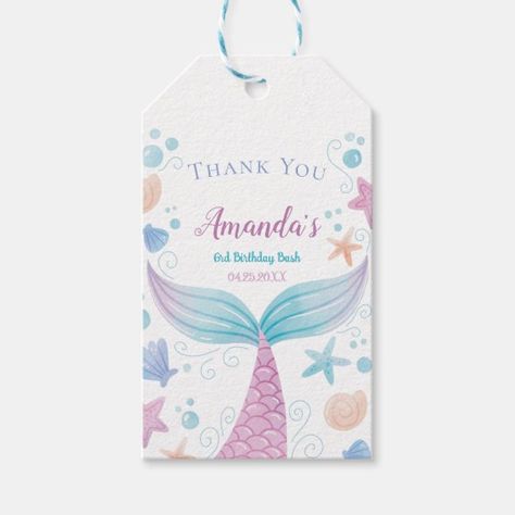 Budget Mermaid watercolor Birthday Gift Tags Pastel Mermaid Birthday Party, Mermaid Tags, Mermaid Birthday Party Decorations Diy, Mermaid Birthday Party Favors, Mermaid Pool Party, Mermaid Favor, Pastel Mermaid, Mermaid Watercolor, Mermaid Pool Parties