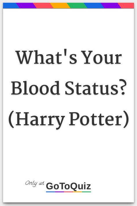 "What's Your Blood Status? (Harry Potter)" My result: Pure-blood Right Hand Red Drarry, What Harry Potter Character Am I, Harry Potter Wands Oc, Hp Quizzes, Harry Potter Life Quiz, Harry Potter Interviews, Hp Imagines, Hp Quiz, Quiz Harry Potter