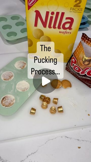 The Original CakePuck! | It’s a process! And it’s so fun.  So what do you think about this combo? Would you try it?   And what kind of chocolate would you coat them... | Instagram Halloween Cake Puck, Cake Pucks How To, Thanksgiving Cake Pucks, Cake Puck Designs, Cake Puck Recipes, Benty Pucks, Cake Puck Ideas, Cake Pucks Recipe, Puck Cakes