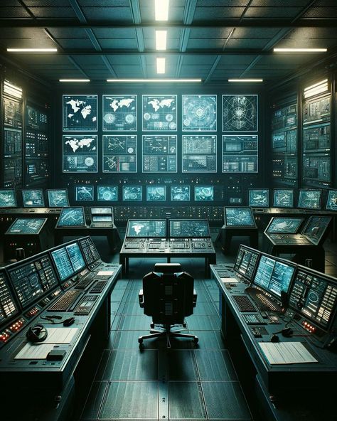 Surveillance Room, High Tech Office, Control Panel Design, Command Room, Monitor Room, Vma Awards, High Tech Interior, Future Computer, Business Room