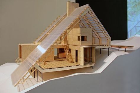 Pavilion Architecture, Arch Model, Architecture Model Making, A Frame House, Venice Biennale, Eco House, Concept Architecture, Architecture Model, House In The Woods