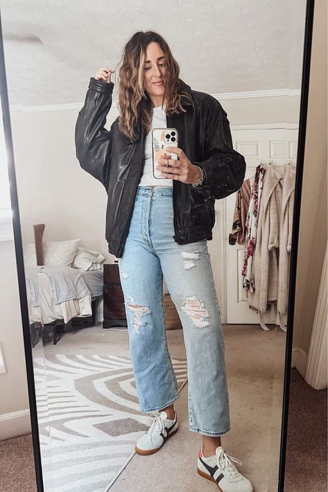 Gola x Anthropologie Elan Sneakers curated on LTK Gola Shoes Woman Outfit, Gola Elan Sneakers, Gola Sneakers Outfit Women, Gola Sneakers Outfit, Leather Motorcycle Jacket Outfit, Motorcycle Jacket Outfit, Jeans And Sneakers Outfit, Gola Sneakers, Vintage Leather Motorcycle Jacket